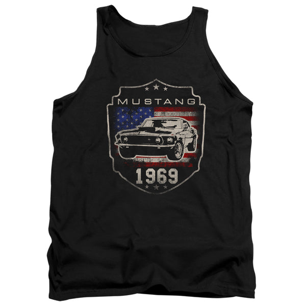 Ford - Mustang 1969 Flag Adult Tank Top