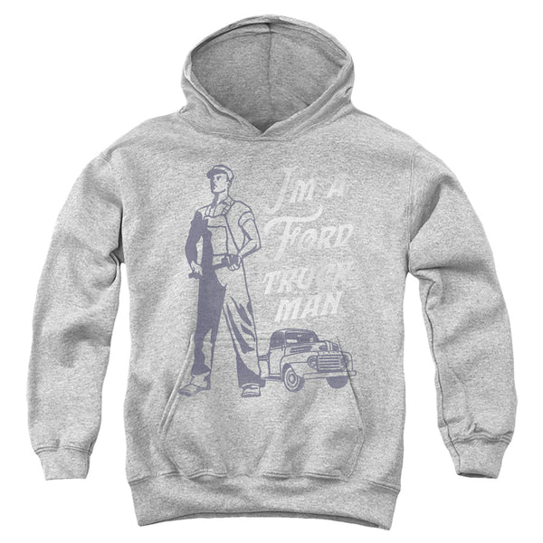 Ford - Ford Truck Man Classic Youth Hooded Sweatshirt
