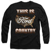 Ford - Go Further Orange Camo Adult Long Sleeve