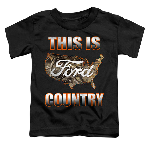 Ford - Go Further Orange Camo Toddler Short Sleeve