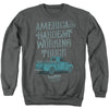 Ford - Vintage America's Hardest Working Truck Adult Crewneck Sweatshirt