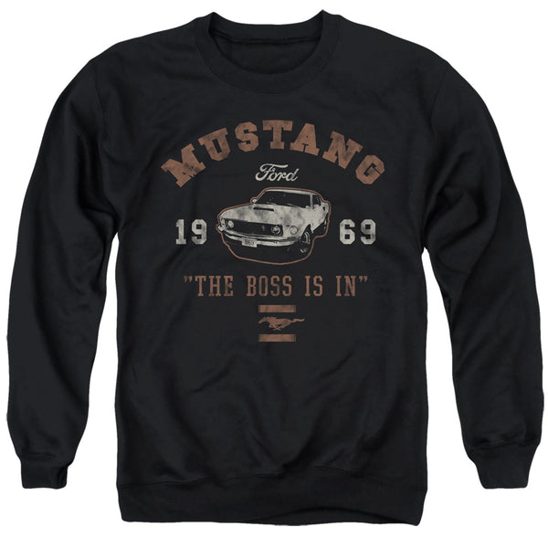Ford Mustang - Mustang The Boss Is In Adult Crewneck Sweatshirt