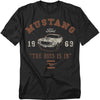 Ford Mustang - Mustang The Boss Is In Adult Regular Fit Short Sleeve