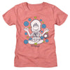 Fraggle Rock Mokey And Flowers-Ladies S/S Tshirt