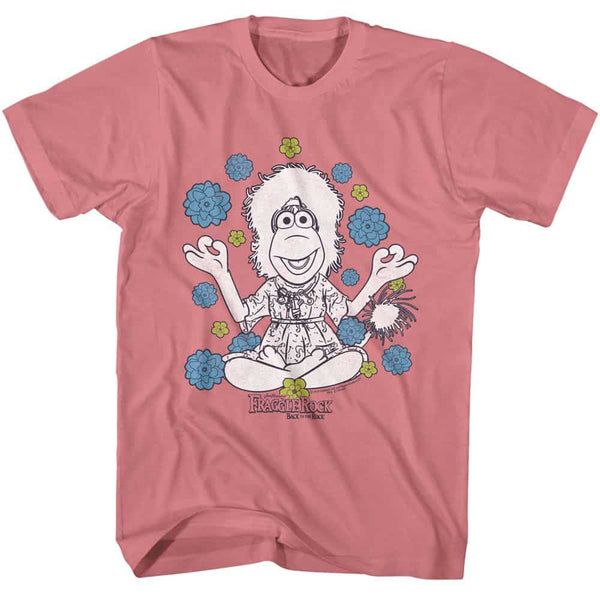 Fraggle Rock Mokey And Flowers- S/S Tshirt