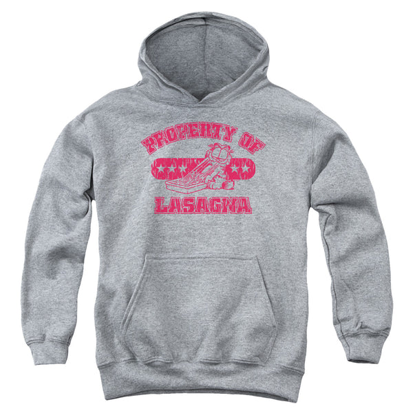 Garfield - Property Of Lasagna Youth Hooded Sweatshirt