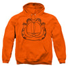 Garfield - Smirking Distressed Adult Pullover Hoodie