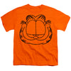 Garfield - Smirking Distressed Youth Short Sleeve