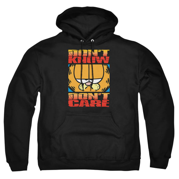 Garfield - Dont Know Dont Care Adult Pullover Hoodie