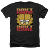 Garfield - Dont Know Dont Care Adult Regular Fit Heather Short Sleeve