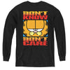 Garfield - Dont Know Dont Care L - S Youth