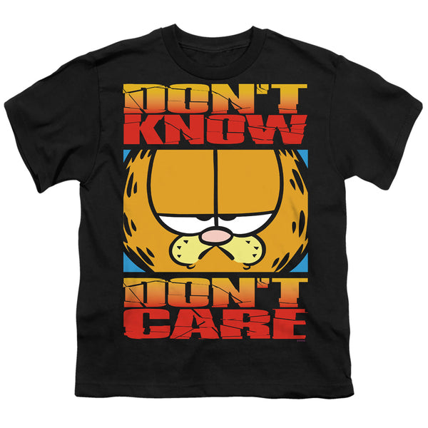 Garfield - Dont Know Dont Care Youth Short Sleeve