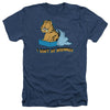 Garfield - I Dont Do Mornings Adult Regular Fit Heather Short Sleeve