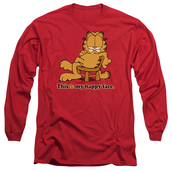 Garfield - Happy Face Adult Long Sleeve