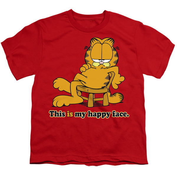 Garfield - Happy Face Youth Short Sleeve