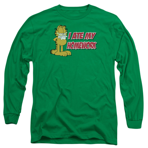 Garfield - I Ate My Homework Adult Long Sleeve