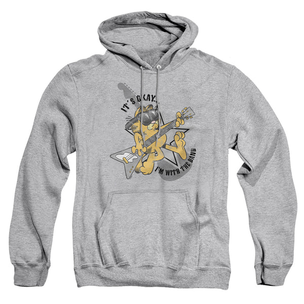 Garfield - Im With The Band Adult Pullover Hoodie