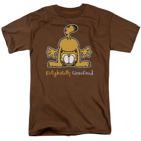 Garfield - Delightfully Unrefined Adult Regular Fit Short Sleeve