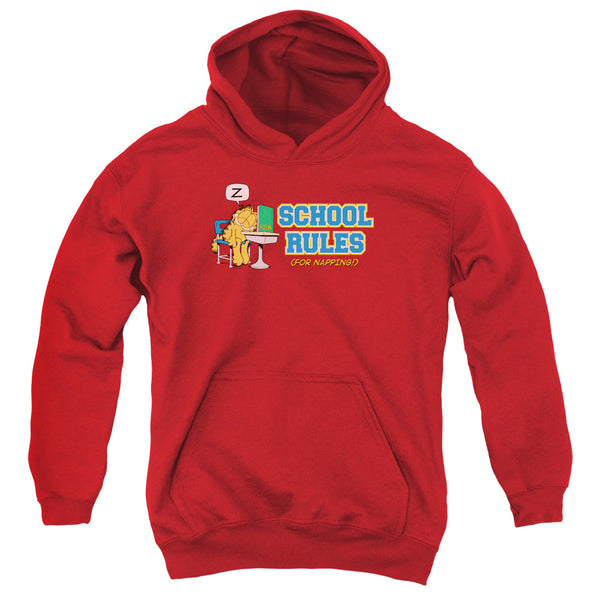 Garfield - School Rules Youth Hooded Sweatshirt