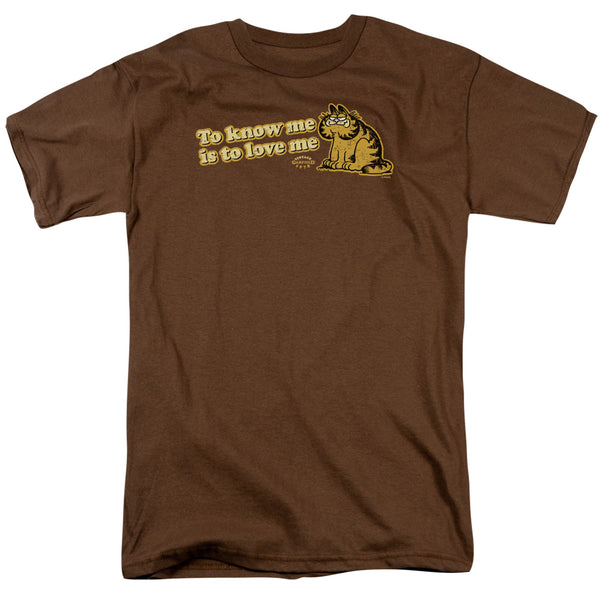 Garfield - To Know Me Is To Love Me Adult Regular Fit Short Sleeve
