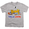 Garfield - This Is Living Youth Short Sleeve