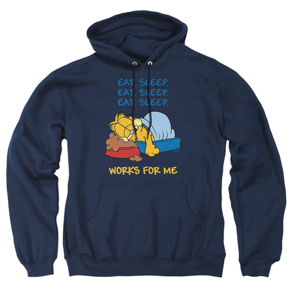 Garfield - Works For Me Adult Pullover Hoodie