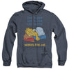 Garfield - Works For Me Adult Heather Hoodie
