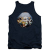 Garfield - Playing With The Big Dogs Adult Tank Top