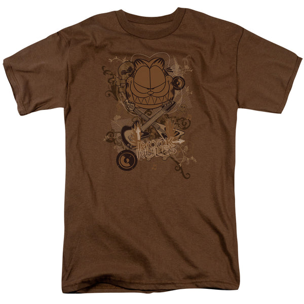 Garfield - Rock Rules Adult Regular Fit Short Sleeve