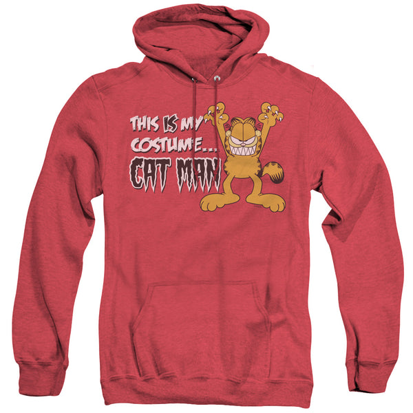 Garfield - Cat Man Adult Heather Hoodie
