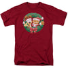 Garfield - Christmas Wreath Adult Regular Fit Short Sleeve