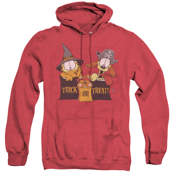Garfield - Trick Or Treat Adult Heather Hoodie