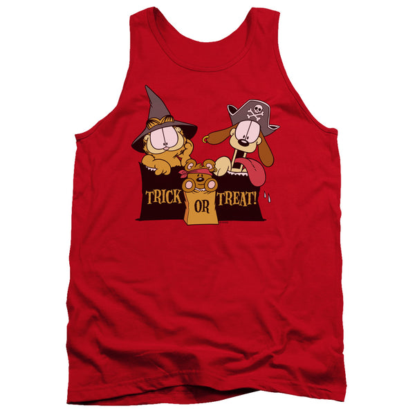 Garfield - Trick Or Treat Adult Tank Top