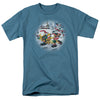Garfield - Ice Skating Adult Regular Fit Short Sleeve