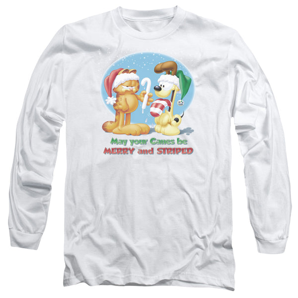 Garfield - Merry And Striped Adult Long Sleeve