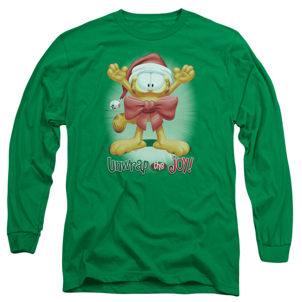 Garfield - Unwrap The Joy! Adult Long Sleeve