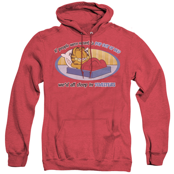 Garfield - Pop Out Of Bed Adult Heather Hoodie