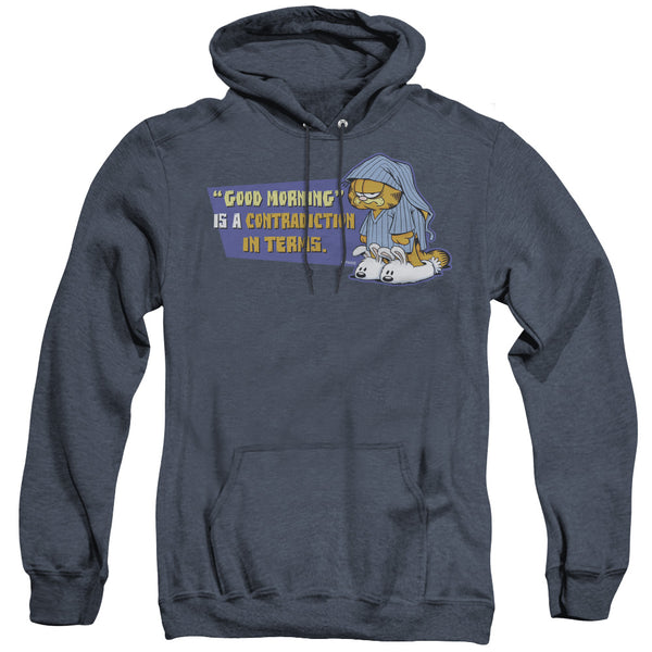 Garfield - Contradicition In Terms Adult Heather Hoodie