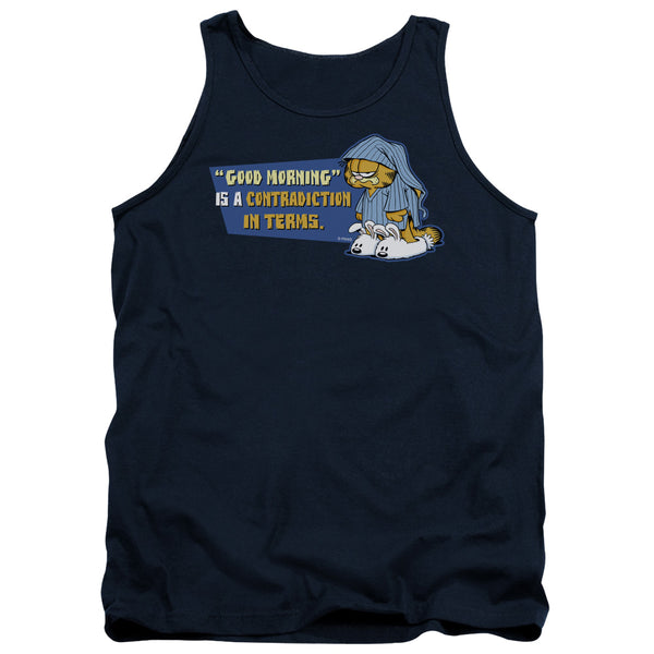 Garfield - Contradicition In Terms Adult Tank Top