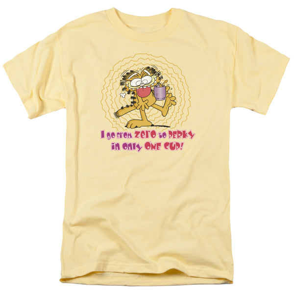 Garfield - From Zero To Perky Adult Regular Fit Short Sleeve