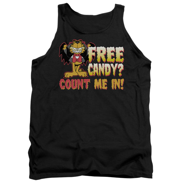 Garfield - Count Me In Adult Tank Top