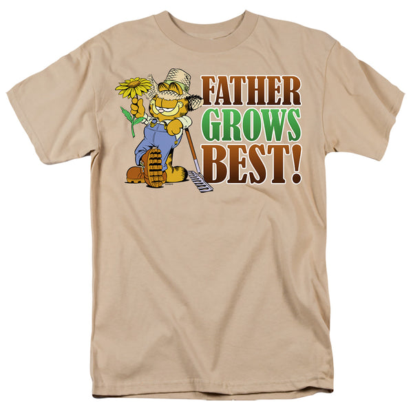 Garfield - Father Grows Best Adult Regular Fit Short Sleeve