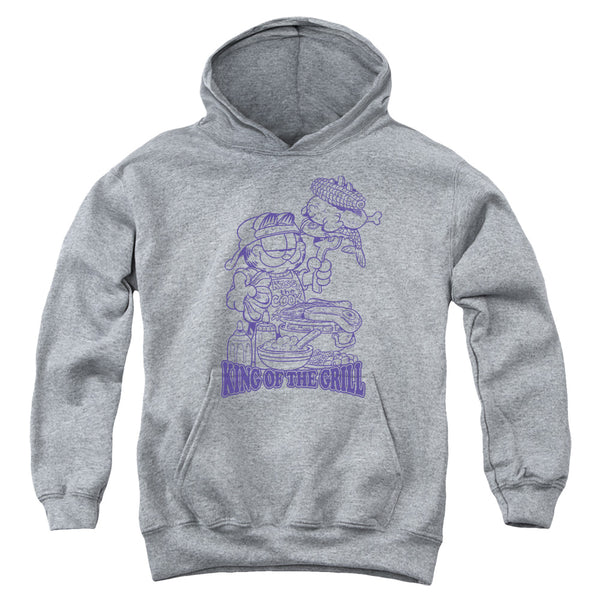 Garfield - King Of The Grill Youth Hooded Sweatshirt