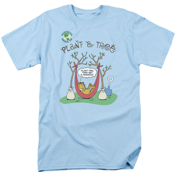 Garfield - Plant A Tree Adult Regular Fit Short Sleeve