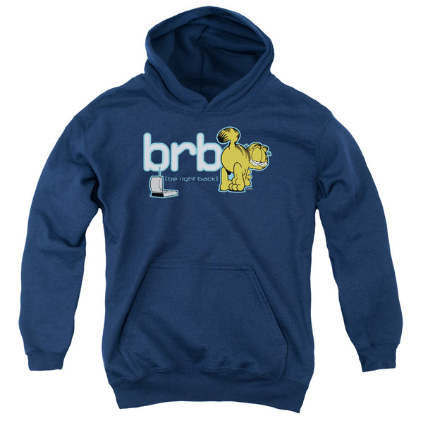 Garfield - Be Right Back Youth Hooded Sweatshirt