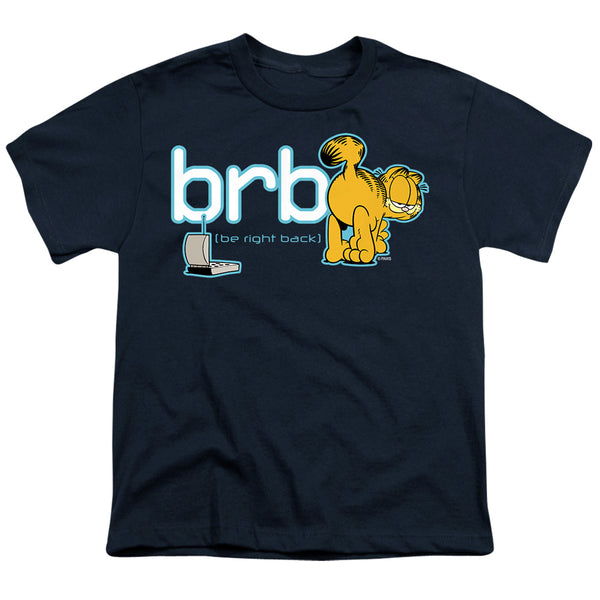 Garfield - Be Right Back Youth Short Sleeve