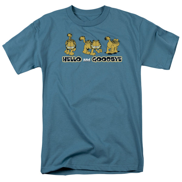 Garfield - Hello And Goodbye Adult Regular Fit Short Sleeve
