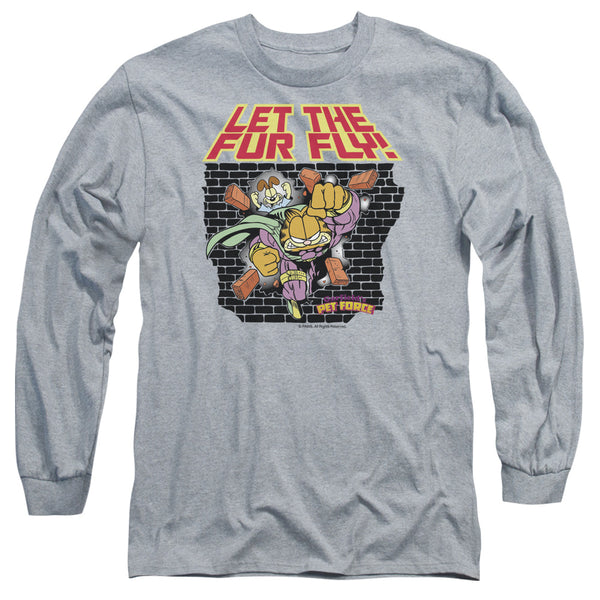 Garfield - Let The Fur Fly Adult Long Sleeve