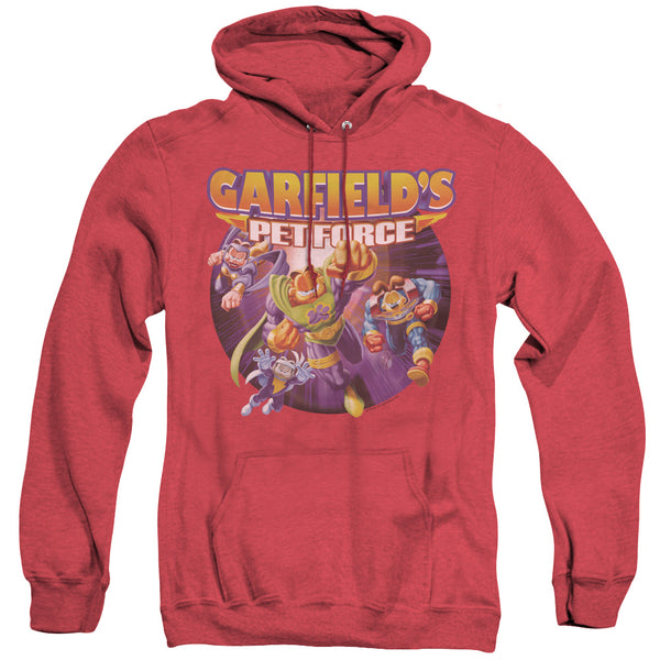 Garfield - Pet Force Four Adult Heather Hoodie