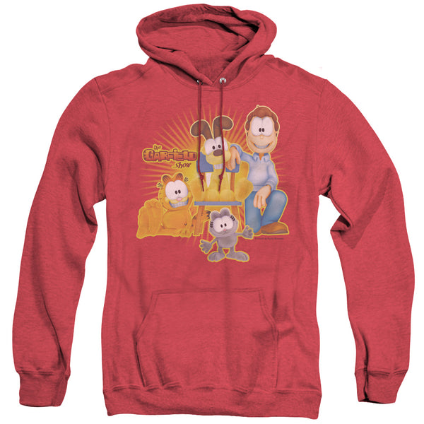 Garfield - Say Cheese Adult Heather Hoodie